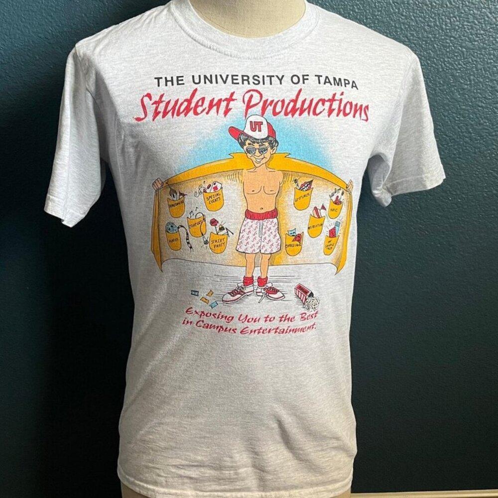 2000 The University Of Tampa Student Productions T Shirt Tee Retro